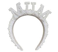 Fascia per capelli piena di perle per la mamma concepita da signora fascia per capelli splendida fascia per capelli per mamma baby shower festa