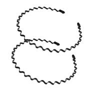 Fascia per capelli primaverile Cerchietto per capelli da uomo Fascia per da uomo Cerchio per pressione invisibile alla moda per sportiva primaverile per accessori da 2 pezzi