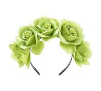 Fascia per capelli regolabile con fiori, decorazione per capelli, da donna, sposa, festa di nozze