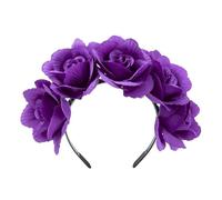 Fascia per capelli regolabile con fiori, decorazione per capelli, da donna, sposa, festa di nozze