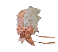 Fascia per capelli regolabile da donna, in pizzo increspato, con fiocco, comoda fascia per capelli, accessorio per feste in costume