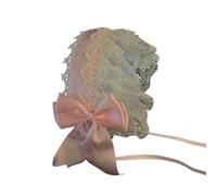Fascia per capelli regolabile da donna, in pizzo increspato, con fiocco, comoda fascia per capelli, accessorio per feste in costume