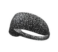 Fascia per capelli regolabile per allenamento con glitter argento lucido per basket, fitness, atletica leggera, calcio, yoga