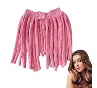 Fascia per capelli ricci 2 in 1, senza calore, per capelli ricci, assorbe rapidamente acqua, forme di pasta per capelli lunghi, capelli ricci, ragazze