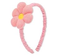 Fascia per capelli rosa per ragazze, graziosa fascia per capelli con fiori, comoda da indossare tutto il giorno, accessori per capelli floreali per tutti i tipi di capelli, per bambine, adolescenti,