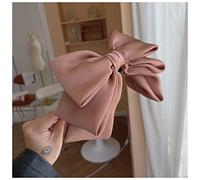 Fascia Per Capelli Satin Oversize Bow Tie Faccini Moda Accessori for Capelli Delle Donne Trend Lavaggio viso Banchetto Hairbands Boutique Cute Hair Hoop Fascia Per Il Lavaggio Del Viso (Color : Coffe