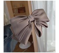 Fascia Per Capelli Satin Oversize Bow Tie Faccini Moda Accessori for Capelli Delle Donne Trend Lavaggio viso Banchetto Hairbands Boutique Cute Hair Hoop Fascia Per Il Lavaggio Del Viso (Color : Cocoa
