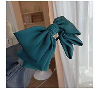 Fascia Per Capelli Satin Oversize Bow Tie Faccini Moda Accessori for Capelli Delle Donne Trend Lavaggio viso Banchetto Hairbands Boutique Cute Hair Hoop Fascia Per Il Lavaggio Del Viso(Green)