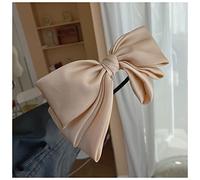 Fascia Per Capelli Satin Oversize Bow Tie Fascia Fascia Moda Accessori for Capelli Donne Trend Viaggio Lavaggio Banchetto Hairbands Boutique Cute Hair Hoop Fascia Per Il Lavaggio Del Viso (Color : Ch