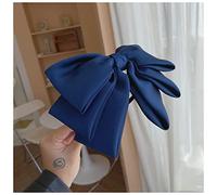Fascia Per Capelli Satin Oversize Bow Tie Fascia Fascia Moda Accessori for Capelli Donne Trend Viaggio Lavaggio Banchetto Hairbands Boutique Cute Hair Hoop Fascia Per Il Lavaggio Del Viso (Color : Na