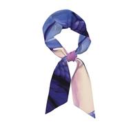 Fascia per capelli/sciarpa leggera e alla moda con drago viola per donna - Sciarpa versatile per il collo, fascia per capelli, cintura e pareo, ideale per tutti i giorni, la spiaggia e come idea rega