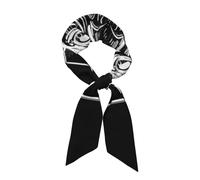 Fascia per capelli/sciarpa leggera e alla moda con pentagramma, demone Bafometto e capra satanica per donna - Sciarpa versatile per il collo, fascia per capelli, cintura e pareo, per tutti i giorni,