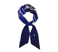 Fascia per capelli/sciarpa leggera e alla moda con ragno, tarantola e cielo stellato per donna - Sciarpa versatile per il collo, fascia per capelli, cintura e pareo, per tutti i giorni, la spiaggia e