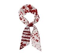 Fascia per capelli/sciarpa leggera e alla moda con schizzi di sangue rosso per donna - Sciarpa versatile per il collo, fascia per capelli, cintura e pareo, ideale per tutti i giorni, la spiaggia e co