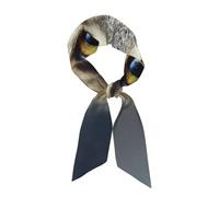 Fascia per capelli/sciarpa leggera e alla moda con stampa di gatto Maine Coon per donna - Sciarpa versatile per il collo, fascia per capelli, cintura e pareo, ideale per tutti i giorni, la spiaggia e