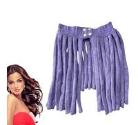 Fascia per capelli senza bigodini per capelli lunghi, bigodini liberi | fascia per capelli asciutti 2 in 1 - accessori per capelli assorbenti d'acqua per donne, design a forma di pasta per ragazze