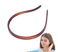 Fascia per capelli senza pressione, flessibile, senza pressione, con denti, antiscivolo, comoda, per occhiali, non fa mal di testa, per yoga, corsa e uso quotidiano