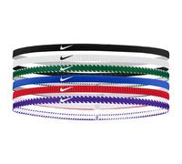 Nike Flex Classic Slim 6PK Fascia per capelli da donna Game Royal/University Red/White One Size