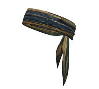 Fascia per capelli sportiva con bandiera del Brasile, fascia per capelli da fitness per uomini e donne, fascia morbida per il sudore, per tennis, ciclismo, yoga
