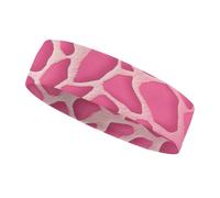 Fascia per capelli sportiva con lacci per la corsa, fasce elastiche per capelli, fascia per capelli stampata con motivo a giraffa, fasce per capelli per allenamento, accessori per spa, sport, yoga, ec