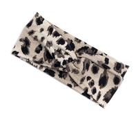 Fascia per capelli sportiva floreale all'uncinetto fascia per la testa tie-dye antiscivolo fasce per capelli accessori per lo styling dei capelli per lo sport yoga stampa leopardata 1