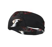 Fascia per capelli sportiva Sad Little Dog per uomo e donna - Elastica e traspirante, adatta a tutte le stagioni e attività.