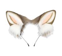 Fascia per capelli | stile cartoon tiara | accessorio per orecchio lupo per performance e streaming