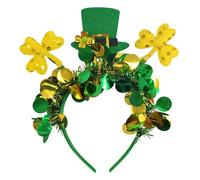 Fascia per Capelli Tema Irlandese, Accessorio St. Patrick's Day, Costume, Donna, Uomo, Copricapo Verde- Style F