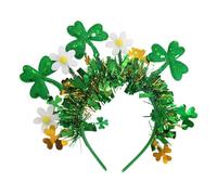 Fascia per Capelli Tema Irlandese, Accessorio St. Patrick's Day, Costume, Donna, Uomo, Copricapo Verde- Style D