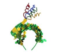 Fascia per Capelli Tema Irlandese, Accessorio St. Patrick's Day, Costume, Donna, Uomo, Copricapo Verde- Style A