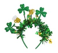 Fascia per Capelli Tema Irlandese, Accessorio St. Patrick's Day, Costume, Donna, Uomo, Copricapo Verde- Style E