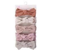 Fascia per capelli - Tessuto 18 x 3,5 cm, 5 pezzi | per ragazze | Fascia per capelli per, e bambini piccoli, abiti, foto e tutti i giorni