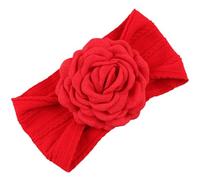 Fascia per capelli traspirante per bambini, con ciondolo a forma di fiore, per bambine da 0 a 36 mesi, per migliorare la bellezza