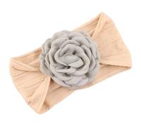 Fascia per capelli traspirante per bambini, con ciondolo a forma di fiore, per bambine da 0 a 36 mesi, per migliorare la bellezza