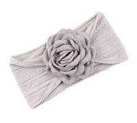 Fascia per capelli traspirante per bambini, con ciondolo a forma di fiore, per bambine da 0 a 36 mesi, per migliorare la bellezza