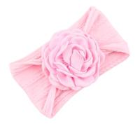 Fascia per capelli traspirante per bambini, con ciondolo a forma di fiore, per bambine da 0 a 36 mesi, per migliorare la bellezza