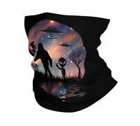 Fascia per Capelli UFO Alieno E Bigfoot Luna Protezione UV Ghetta da Collo Senza Cuciture Passamontagna per Pesca Arrampicata Equitazione