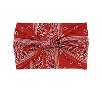 Fascia per capelli unisex da donna, con stampa casual, per yoga, sport, elastica, assorbe il sudore, accessorio per lo yoga