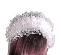 Fascia per capelli versatile con fiocco in pizzo, elegante e decorata con farfalle, adatta per diverse occasioni