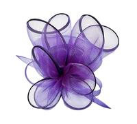 Fascia per capelli vintage con fiore a rete nera e forcina, accessori per capelli per varie occasioni