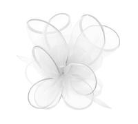 Fascia per capelli vintage con fiore a rete nera e forcina, accessori per capelli per varie occasioni