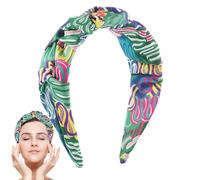 Fascia per capelli vintage con stampa floreale bohémien, per lo styling dei capelli, copricapo assorbente per appuntamenti
