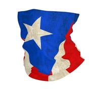 Fascia per Capelli Vintage Porto Rico Flag Antiscivolo Sciarpa al Collo Traspirante Ghetta per Arrampicata Adulto Outdoor