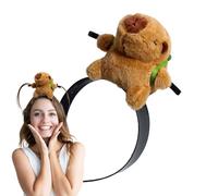 Fascia per capibara, fascia per lavaggio viso capibara | Fasce per capelli divertenti Spa - Fasce per capelli a tema animali, divertente accessorio per il lavaggio del viso, simpatico cerchio per peli