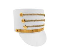 Fascia per cappello da soldato giocattolo, accessorio per cosplay per adulti, costume da schiaccianoci | Cappello a cilindro da re del direttore d'orchestra di Militarys, per giochi di ruolo