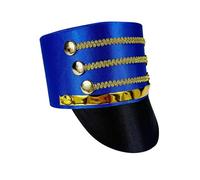 Fascia per cappello da soldato giocattolo, accessorio per cosplay per adulti, costume da schiaccianoci | Cappello a cilindro da re del direttore d'orchestra di Militarys, per giochi di ruolo
