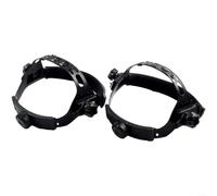Fascia per casco da saldatura, regolabile, con foro rotondo | Materiale ABS ad alta resistenza, resistente al calore, non invecchia, comfort leggero, misura standard