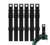 Fascia per Cavi di Estensione,Gancio Per Cavi Elettrici | 6 Pezzi Gancio Regolabile Con Fibbia Bloccaggio Per Cavo Tubo Corda Organizzazione Accessori Magazzino
