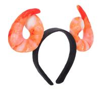 Fascia per Chioma Arancia, Gambero Realistica Accessorio Creativo | Poliestere Confortevole, Stile e Decorativo, per Feste di Compleanno e Sagre di Mare