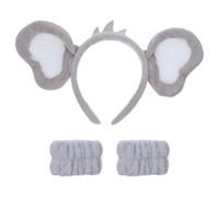 Fascia per Chioma con Orecchie di Koala, Atmosfera di Halloween | Leggero, Delicata sulla Pelle, con Braccialetti Inclusi, per Cosplay e Feste nel Bosco